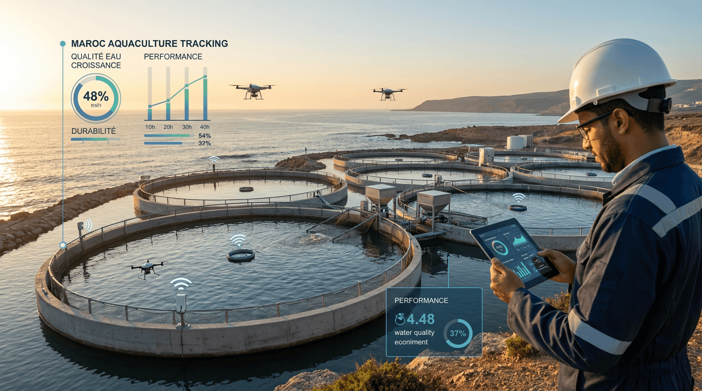 Aquaculture Connectée Maroc agri4.0