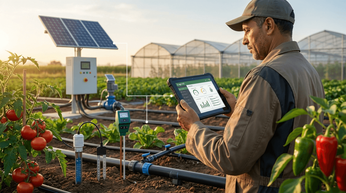Fertigation Automatisée Maroc agri4.0
