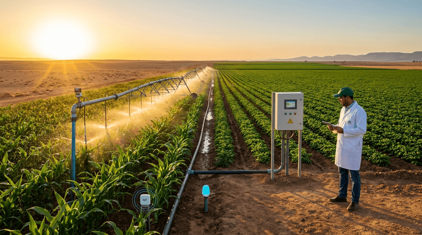 Irrigation Connectée Maroc agri4.0