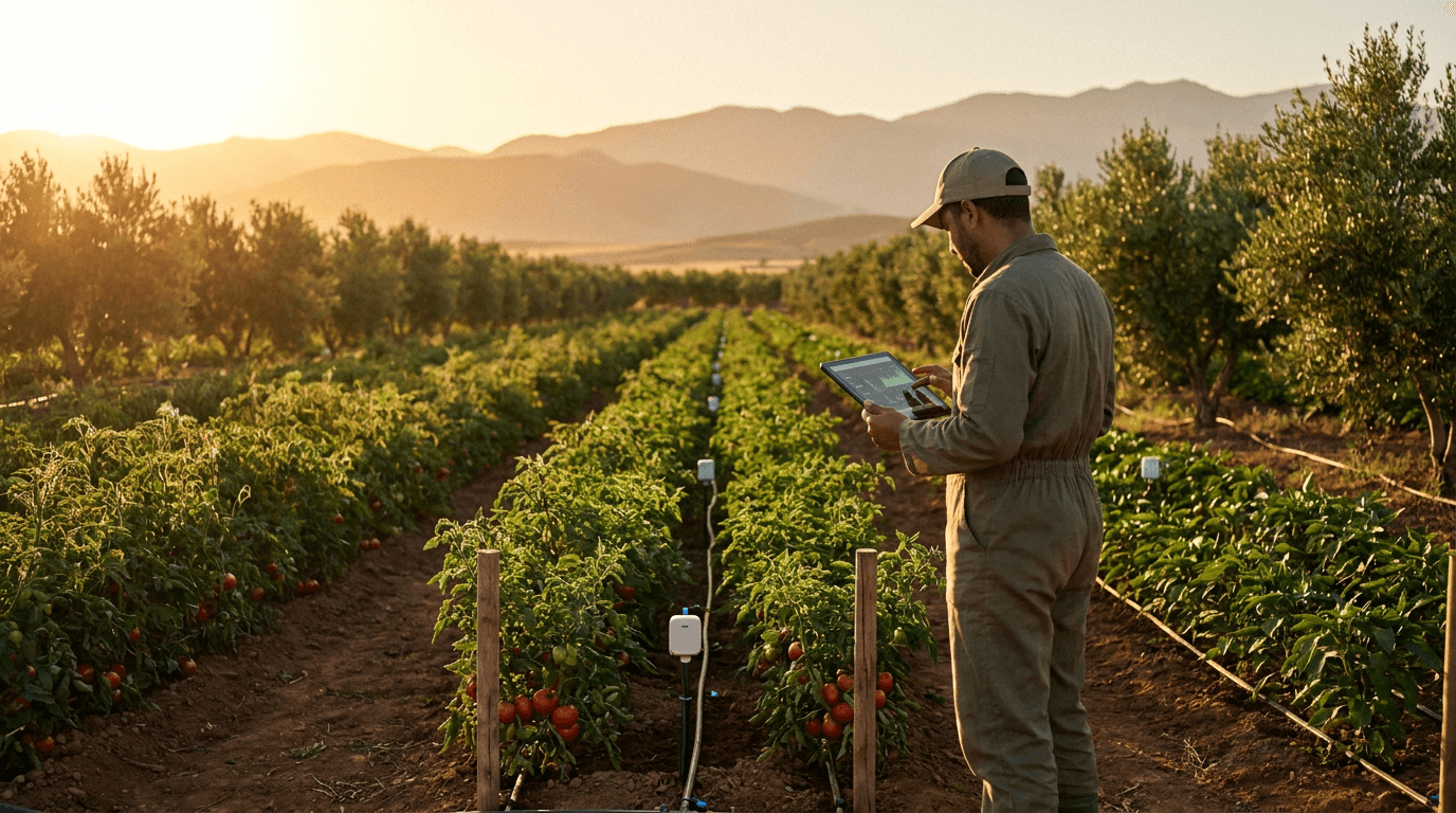 Monitoring Ferme Maroc agri4.0