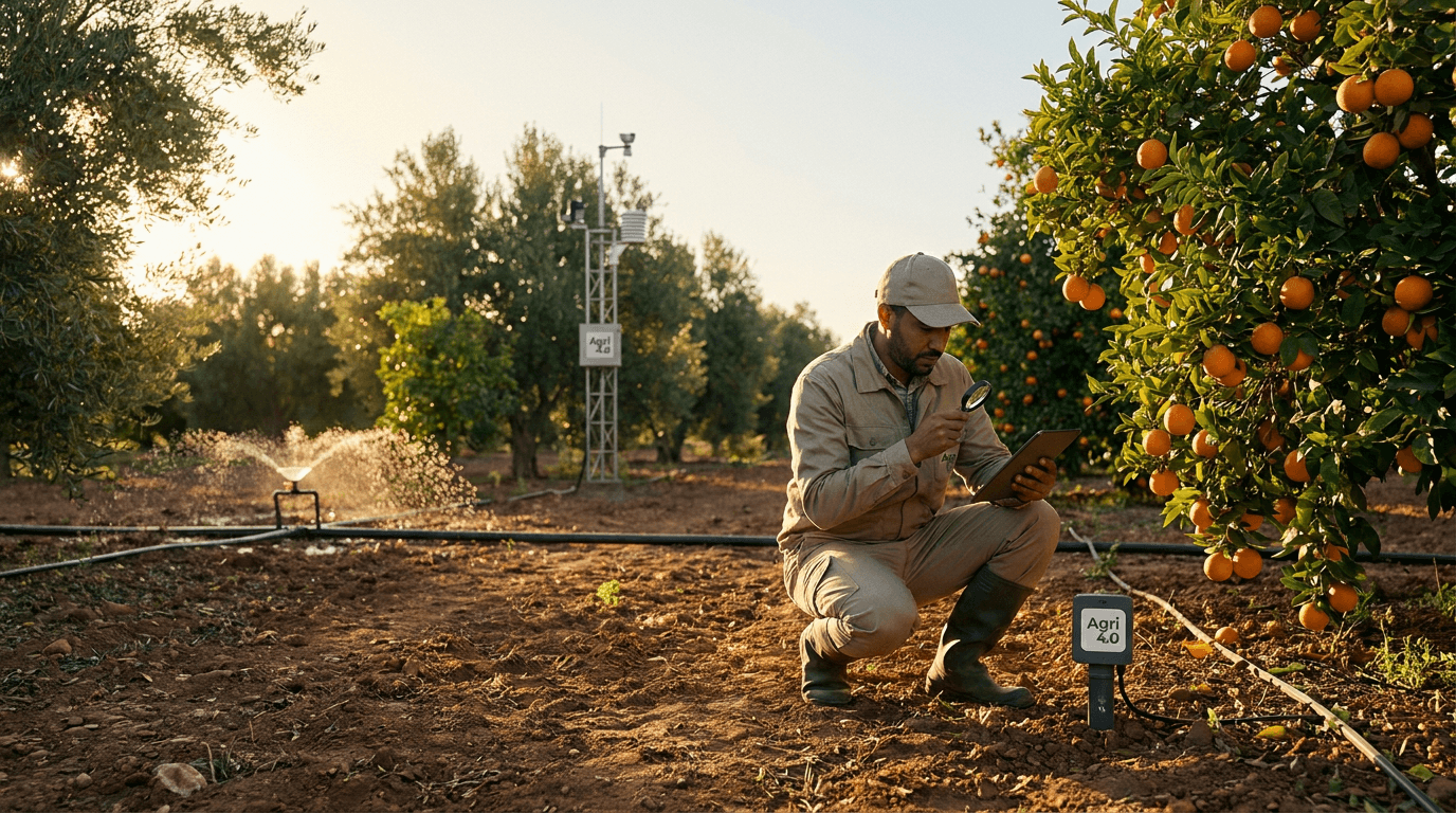 Monitoring Verger Maroc agri4.0