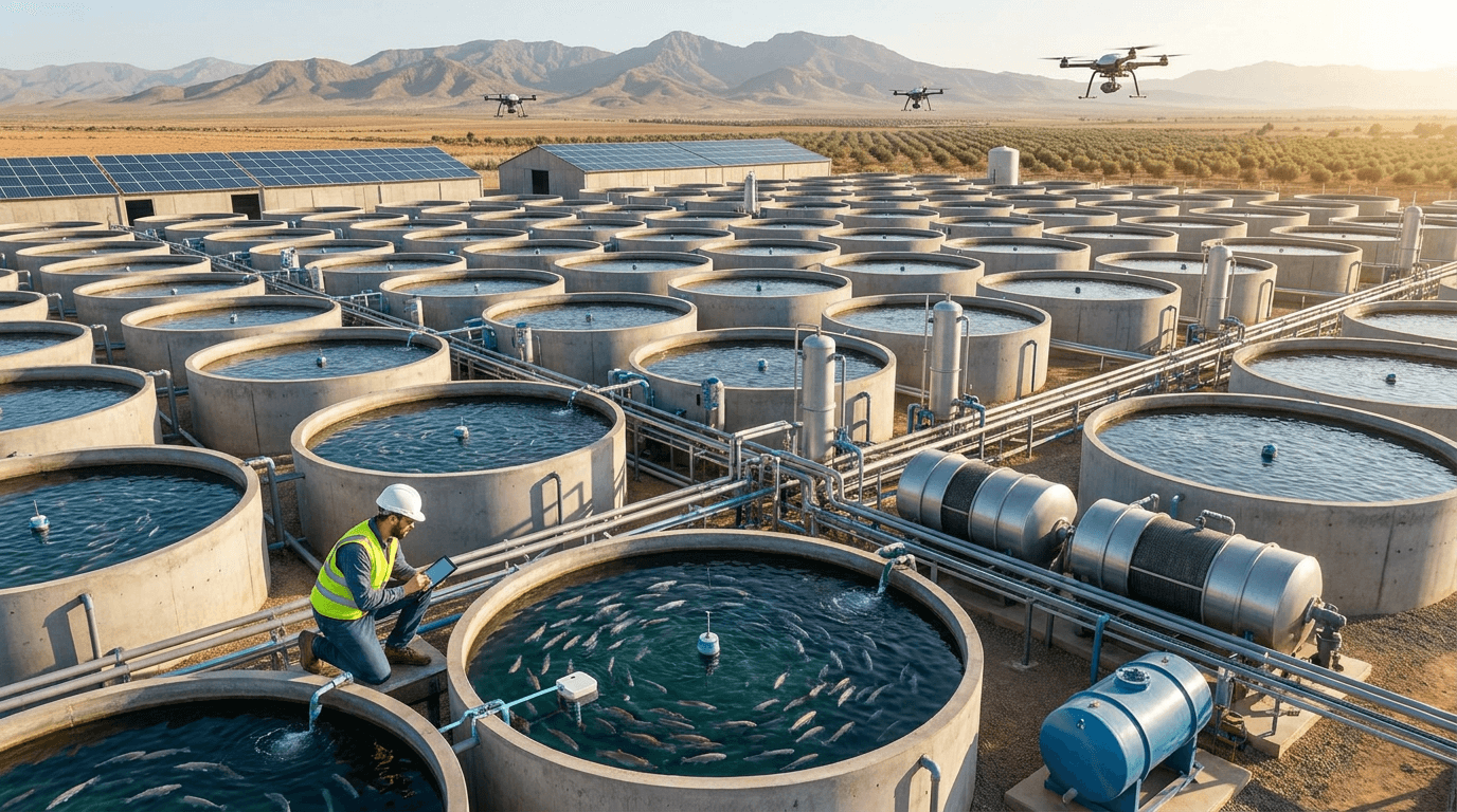 Pisciculture connectée Maroc agri4.0